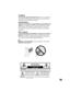 Page 21
WARNING:  To reduce the risk of electric shock do not remove cover or back.
No user-serviceable parts inside.  Refer servicing to qualified service personnel.
The exclamation point within a
triangle is intended to tell the
user that important operating
and servicing instructions are in
the papers with the appliance. The lightning flash with arrow
head within a triangle is
intended to tell the user that
parts inside the product are a
risk of electric shock to persons.
RISK OF ELECTRIC SHOCK
DO NOT OPEN...