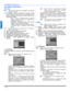 Page 1614 z
ICON MENUS OPERATION
ENGLISH
Icon Menus Operation
PICTURE
Note:While sub-menu features are highlighted, press VOL X
to adjust or activate. 
ˆPIC MODE - Lets you choose one of three pre-set
Picture Modes that best suits the program you are
viewing. Selecting this feature will also affect Color
Temperature setting.
• VIVID - This is the default mode, It provides
enhanced picture contrast and sharpness for
viewing in a well-lit room.
• STANDARD - Recommended for normal viewing
conditions with subdued...