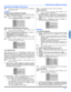 Page 39OPERACION DEL MENU DE ICONOS
13 z
ESPAÑOL
Operación del Menú de Iconos
Nota:Vea la pág. 12 para los procedimientos de navegación
del menú de íconos.
AJUSTE
IDIOMA/LANGUE (IDIOMAS DEL MENÚ)
ˆMODO - Seleccione el idioma del menú ENGLISH (Inglés),
ESPAÑOL ó FRANCAIS (Francés).
Nota:Con la opción remarcada, oprima VOL X para
seleccionar INGLES, 
ESPAÑOL o FRANCES. 
PROG CNLS (PROGRAMACIÓN CANALES)
Nota:Con la opción remarcada, oprima VOL X para
seleccionar o activar las opciones
ˆMODO - Para seleccionar la...