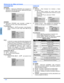 Page 4014 z
OPERACION DEL MENU DE ICONOS
ESPAÑOL
CRONÓMETRO
APAGADO 
ˆTIEMPO? - Seleccione APAGADO para programar la
Televisión en 30, 60 ó 90 minutos. Seleccione NO para
desactivar el CRONOMETRO. 
CRONOM 
ˆSeleccione CRONOM, para encender y apagar la
televisión a la hora, canal, días seleccionados.
Procedimiento
• Utilice VOL Xy  CH Tpara ajustar  el día, Encender,
Apagar y número de canal, luego utilice VOL X para
activar.
 
Notas:
• La televisión se apaga automáticamente después de 90
minutos cuando se...