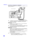 Page 306 INSTALLATIONBranchement à un magnétoscope et un câblosélecteur
Suivre le diagramme ci-dessous lors du branchement d’un magnétoscope et d’un
câblosélecteur au téléviseur.
Nota:La télécommande doit avoir été programmée avec les codes fournis afin de permettre le
fonctionnement du magnétoscope et du câblosélecteur. Consulter la procédure de
programmation de la télécommande dans le guide sommaire pour la télécommande.
Visionnement d’un canal brouillé
Marche à suivre
1.Sélectionner ANT2 sous la rubrique...