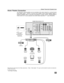 Page 1211
HOME THEATER CONNECTION
Home Theater Connection 
Your television’s internal speakers can be connected as the center channel for a surround sound
home theater system.  Connect a surround sound amplifier (center channel speaker output) to
CENTER CHANNEL INPUT on the back of the television, as shown. DOLBY* CENTER MODE &
FIXED AUDIO OUT must be selected in the AUDIO Roller Guide Menu™** under SPEAKERS. 
TV
Listener
Surround Amplifier
       Video 
   Component
VCR
Left Rear 
Surround 
SpeakerRight Rear...