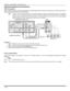 Page 86
OPTIONALEQUIPMENTCONNECTIONS
Optional Equipment Connections
VCR Connection
VCRs, video disc players, video game equipment, and DSS equipment can also be connected to the video inputs. See the
optional equipment manual for more information.
Note:VIDEO 1 input is a dual-purpose input. It is primarily intended for connection with 480i devices such as a DVD player
using the Y P
BPRcomponent video jacks and Audio L & R jacks. However, it can also be connected to conventional
composite video sources such as...