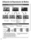 Page 2526
Información de medios
 Inserción o retiro de una tarjeta SD/Memoria flash USB
  Tarjeta SD Memoria flash  USB
  Inserte la tarjeta
Inserte la tarjeta SD con la 
etiqueta orientada de frente.
Superficie de 
la etiqueta
Empuje hasta
oír un ruido
seco
Recorte
  Retire la tarjeta
Pulse 
ligeramente 
sobre la tarjeta 
SD y luego 
suéltela.
  Inserte el dispositivo  Retire el dispositivo
Insértelo en forma rectaRetírelo en forma recta
  Tarjetas que pueden utilizarse (capacidad máxima): 
Tarjeta SDXC (64...