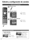 Page 4546
Edición y  configuración de canales
 Pulse para salir 
de la pantalla de 
menú
Visualice el menú
Seleccione “Ajuste”
MenúAjuste
1/2
Ajuste ANT/CableTítulos de entradas
Configuración de red
Ajuste VIERA Link
Ajustes 3D
Modo de navegación
Idioma
RelojTo d o s
 Siguiente
 Seleccione
Seleccione “Ajuste ANT/Cable”
MenúAjuste
1/2
Ajuste ANT/CableTítulos de entradas
Configuración de red
Ajuste VIERA Link
Ajustes 3D
Modo de navegación
Idioma
RelojTodos
 Siguiente
 Seleccione
Los ajustes del canal actual se...