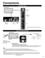 Page 1111
 Connections
Connection Panels
VHF/UHF Antenna•  NTSC (National Television System Committee):ATSC (Advanced Television Systems Committee):
Digital TV Standards include digital high-definition television (HDTV), standa\
rd-definition television 
(SDTV), data broadcasting, multi-channel surround sound audio and inte\
ractive television.
  Antenna or Cable connection
 Cable 
●You need to subscribe to a cable TV service to enjoy viewing their programming. 
●You may need to subscribe to a high-definition...