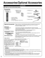 Page 88
Accessories/Optional Accessories
Accessories
Check you have all the items shown.
 Accessories
Remote Control
Transmitter
 N2QAYB000703
Batteries for the
Remote Control
Transmitter (2)
 AA Battery
Owner’s Manual
Quick Start Guide
Child safety
Product Registration Card (U.S.A.)
 Pedestal (p. 9)
  Optional AccessoriesPlease contact your nearest Panasonic dealer to purchase the recommended\
 
optional accessories. For additional details, please refer to the option\
al 
accessories installation manual.
 3D...