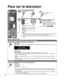 Page 1616
Para ver la  televisión
OK
SLEEP
INPUT
OPTION
Encienda el televisor(TV)
o
(Mando a distancia)
Nota
 
●Seleccione la entrada correcta  
INPUT(pág. 19)
 Seleccione un número de canal
arriba
abajo o 
■Para introducir directamente el 
número del canal digital
Cuando se sintonicen canales 
digitales, presione el botón para 
introducir el número menor en un 
número de canal complejo.
•  Botón [CH] disponible también en la 
unidad.ejemplo: CH15-1:    
Para conexión de la caja de cable/ 
satelital
-  Use el...