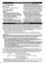 Page 66
ADVERTENCIA/PRECAUCIÓN (Gafas 3D)
ADVERTENCIA
  ■Desmontaje  ●No desmonte o modifique las Gafas 3D.
PRECAUCIÓN
  ■Gafas 3D  ●Tenga cuidado con los extremos de la montura al 
colocarse las gafas 3D pues meter accidentalmente el 
extremo de la montura en el ojo podría causarle lesiones.
  ●Tenga cuidado de no pellizcarse un dedo en la 
zona de la bisagra de las gafas 3D.   En tal caso, podría causarle lesiones.•  Ponga especial atención cuando los niños usen este producto.
  ■Uso de las Gafas 3D  ●Padres...