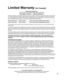 Page 2121
Limited Warranty (for Canada)
Panasonic Canada Inc.
5770 Ambler Drive, Mississauga, Ontario L4W 2T3
PANASONIC PRODUCT – LIMITED WARRANTY
Panasonic Canada Inc. warrants this product to be free from defects in m\
aterial and workmanship under normal use and 
for a period as stated below from the date of original purchase agrees t\
o, at its option either (a) repair your product with 
new or refurbished parts, (b) replace it with a new or a refurbished e\
quivalent value product, or (c) refund your...