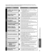 Page 6161
FAQs, etc.
 Frequently Asked Questions
If there is a problem with your TV, please refer to the table below to determine the symptoms, then carry \
out the 
suggested check. If this does not solve the problem, please contact your\
 local Panasonic dealer, quoting the model 
number and serial number (both found on the rear of the TV).
No sound is produced
Sound is unusual
  Are the speaker cables connected correctly? (p. 53)  Is “Sound Mute” active? (p. 13)  Is the volume set to the minimum?  Is “TV...