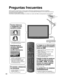 Page 5050
Preguntas frecuentes
Antes de solicitar reparaciones ó ayuda, siga las indicaciones siguie\
ntes para solucionar el problema.
Si el problema persiste, póngase en contacto con su concesionario de \
Panasonic ó con el centro de servicio de 
Panasonic local para solicitar ayuda. 
Para obtener ayuda adicional, póngase en contacto con nuestro sitio W\
eb en www.panasonic.com/contactinfo
Puntos blancos 
ó imágenes con 
sombra (ruido)
 Compruebe la posición, la orientación 
y la conexión de la antena....