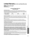 Page 5959
Support Information
 Limited Warranty (for U.S.A. and Puerto Rico only)
 Index
 Limited Warranty (for U.S.A. and Puerto Rico only)
PANASONIC CONSUMER ELECTRONICS COMPANY,
DIVISION OF
PANASONIC CORPORATION OF NORTH AMERICA
One Panasonic Way
Secaucus, New Jersey 07094
Panasonic Plasma TelevisionLimited Warranty
Limited Warranty Coverage
If your product does not work properly because of a defect in materials \
or workmanship, Panasonic Consumer 
Electronics Company (referred to as “the warrantor”) will,...