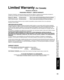 Page 5555
FAQs, etc.
 Limited Warranty (for Canada)
 Customer Services Directory (for U.S.A. and Puerto Rico)
Limited Warranty (for Canada)
Panasonic Canada Inc.
PANASONIC PRODUCT - LIMITED WARRANTY
Panasonic Canada Inc. warrants this product to be free from defects in m\
aterial and workmanship and agrees to 
remedy any such defect for a period as stated below from the date of ori\
ginal purchase.
In-home Service will be carried out only to locations accessible by road\
s and within 50 km of an authorized...