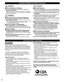 Page 66
CEA CHILD SAFETY NOTICES
WARNING
Flat panel displays are not always supported on the 
proper stands or installed according to the manufacturer’s 
recommendations. Flat panel displays that are inappropriately 
situated on dressers, bookcases, shelves, desks, speakers, 
chests or carts may fall over and may cause personal injury or 
even death. 
The consumer electronics industry (of which Panasonic is 
a member) is committed to making home entertainment 
enjoyable and safe. To prevent personal injury or...