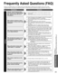 Page 6363
Support Information
QuestionsAnswers
Picture
 Frequently Asked Questions (FAQ)
If there is a problem with your TV, please refer to the table below to determine the symptoms, then carry \
out the 
suggested check. If this does not solve the problem, visit the Panasonic\
 website for further assistance. (see cover)
 Frequently Asked Questions (FAQ)
 Disposal
How do I view the picture from 
devices such as a: Cable/Satellite 
box,  game console, Blu-ray or 
DVD player?  Press the INPUT button on the...