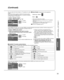 Page 3333
Advanced
 VIERA Link
TM “HDAVI Control
TM”
You can select the Home theater or TV speakers for audio 
output.
Control the theater speakers with the TV remote control.
This function is available only when a Panasonic Amplifier 
or Player theater is connected. Home theater: Adjustment for the equipment
  Volume up / down  
 Mute   
• The sound of the TV is muted.
• When the equipment is turned off, the TV speakers 
take over.
• Selecting “Home theater” turns the equipment on 
automatically if it is in...