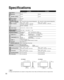 Page 5050
TC-P58S2TC-P65S2
Power Source AC 120 V
 , 60 HzPower
ConsumptionMaximum593 W 638 W
Standby condition 0.3 W 0.3 W
Plasma Display 
panelDrive methodAC type
Aspect Ratio 16:9
Visible screen size
(W × H × Diagonal)
(No. of pixels)  58 ” class (58.0 inches measured diagonally)  65 ” class (64.7 inches measured diagonally)
50.5 ” × 28.4 ” × 58.0 ”
(1,284 mm × 722 mm × 1,473 mm)
56.4 ” × 31.7 ” × 64.7 ”
(1,434 mm × 806 mm × 1,645 mm)
2,073,600 (1,920 (W) × 1,080 (H))
[5,760 × 1,080 dots]
Sound
Audio Output...