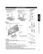 Page 99
Quick Start Guide
 Accessories/Optional Accessory
AccessoriesAssembly screws
A
(for 58”)
  M5 × 25 (Silver) (4)
(for 65”)
  M5 × 30 (Silver) (6)
B
(for 58”)
  M5 × 30 (Black) (4)
(for 65”)
  M6 × 25 (Black) (4)
Poles (2)(for 58”)
LR
  L or R is printed at the 
bottom of the poles.
(for 65”)
Front
Back
 Base (1)(for 58”)
(for 65”)
Allen wrench 
(included tool only for 65”) 
C
 
Attaching the pedestal to TV
■Assembling the pedestal
 [TC-P58V10 (TBLX0102)]
 [TC-P65V10 (TBLX0126)]
   Fix securely with...