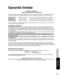 Page 13765
FAQ, etc.
 Garantie limitée Spécifications
Garantie limitée
Panasonic Canada Inc.
Certificat de garantie limitée Panasonic
Panasonic Canada Inc. garantit cet appareil contre tout vice de fabricat\
ion et accepte, le cas échéant, de remédier à 
toute défectuosité pendant la période indiquée ci-dessous et\
 commençant à partir de la date d’achat original.
Le service à domicile ne sera offert que dans les régions accessibles par routes et situées dans u\
n rayon de 50 km 
d’un centre de service agréé...