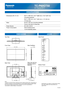 Page 26TC-P60GT50
60 Plasma HDTV
SPECIFICATIONS
DIMENSIONSJACKS
Top View
Front View
Back View
Note:
To make sure that the Plasma Television fits the cabinet properly when a high degree of 
precision is required, we recommend that you use the Plasma Television itself to make 
the necessary cabinet measurements. Panasonic cannot be responsible for \
inaccuracies in cabinet design or manufacture. Specifications are subject to change without notice. 
Non-metric weights and measurements are 
approximate.
Side...