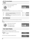 Page 54SYNC
SIGNAL[ 
RGB  ]
3 : 2 PULLDOWN
XGA MODE AUTO
OFF
AUTO
SYNC  AUTO 
SYNC  ON G 
SYNC  VBS 
H-FREQ.
V- F R E Q .kHz
Hz
63.98
60.02
SIGNAL FORMAT 1280×1024/60
H-FREQ.
V- F R E Q . kHz
Hz
63.98
60.02
DOT CLOCK FREQ.MHz
108.0
SIGNAL FORMAT 1280×1024/60
3 : 2 PULLDOWN
SIGNAL
OFFSDI THROUGH OFF
[ 
Digital  ] 
NOISE REDUCTION
OFF
REFRESH RATE
100 Hz
54
SET UP for Input Signals
Select SIGNAL from the “SET UP” menu during RGB input signal.
SYNC
Setting RGB sync signal
Conﬁ rm that the input is set to RGB INPUT...