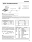 Page 1111
RS-232C Conversion cable
  D-sub 9-pin female  Details
    R X D
    T X D
   GND
   •  Non use 
  
  Shorted 
 • NC
Connections
SERIAL Terminals connection
Notes:
•  Use the RS-232C cable to connect the computer to the Plasma Display.
•  The computer shown is for example purposes only.
•  Additional equipment and cables shown are not supplied with this set.
The SERIAL terminal conforms to the RS-232C interface speciﬁ cation, so that the Plasma Display can be controlled by a 
computer which is...