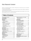 Page 44
Table of Contents Dear Panasonic Customer
Welcome to the Panasonic family of customers. We hope that you will have many years of enjoyment 
from your new Plasma Display.
To obtain maximum benefit from your set, please read these Instructions before making any adjustments, 
and retain them for future reference.
Retain your purchase receipt as well, and record the model number and serial number of your set in the 
space provided on the rear cover of these instructions.
Important Safety Instructions...
