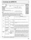 Page 1919
Controles de ASPECTO
La pantalla de plasma le permite disfrutar viendo la imagen en su tamaño máximo, incluyendo las imágenes en el formato 
de cine.
Presione repetidamente para desplazarse por las opciones de 
aspecto:
Notas:
•  Para la entrada de señales PC, el modo cambia entre “4:3”, “Zoom” y “16:9” solamente.
•  Para una entrada de señal de 1125 (1080) / 60i · 50i · 60p · 50p · 24p · 25p · 30p · 24sF, 
  1250 (1080) / 50i, 750 (720) / 60p · 50p, el modo se ajusta en “16:9”, y no es posible...