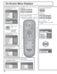 Page 1616
DISPLAY
INPUT
SURROUND
VOL
NR
PICTURE
SOUNDSET UP
ASPECT PICTURE
POS. /SIZE
OFF TIMER
PC
MULTI
PIPSWAPSELECTMOVEZOOM
Normal Viewing PICTURE SETUP
SOUNDPICTURE POS. /SIZE
On-Screen Menu Displays
The MENU button on the unit can also 
be pressed.
Each time the MENU button is pressed, 
the menu screen will switch.
0
0
0
0
0
0
2.2 W/B LOW B BLACK EXTENSION
W/B HIGH B
W/B LOW R
AGC GAMMA INPUT LEVEL
W/B HIGH R
ADVANCED SETTINGS
NORMALNORMALIZE
OFF
0
0
0
SOUND
NORMALNORMALIZESTANDARD
OFF TREBLE AUDIO MENU...