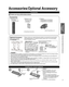 Page 77
Quick Start Guide
 Accessories/Optional Accessory
Optional Accessory
Wall-hanging bracket TY-WK3L2RW
WARNING Please contact your nearest Panasonic dealer to purchase the recommended\
 
wall-hanging bracket. For additional details, please refer to the wall-h\
anging 
bracket installation manual.
Back of the TV
Holes for wall-hanging bracket 
installation
Screw for fixing the TV onto the 
wall-hanging bracket
(not supplied with the TV)
(View from the side)
7.9 ”
(200 mm)
7.9 ”
(200 mm)
  Customers...