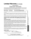 Page 5151
Support Information
 Limited Warranty (for Canada)
Panasonic Canada Inc.
5770 Ambler Drive, Mississauga, Ontario L4W 2T3
PANASONIC PRODUCT – LIMITED WARRANTY
Panasonic Canada Inc. warrants this product to be free from defects in m\
aterial and workmanship under normal use and 
for a period as stated below from the date of original purchase agrees t\
o, at its option either (a) repair your product with 
new or refurbished parts, (b) replace it with a new or a refurbished e\
quivalent value product, or...