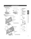 Page 99
Quick Start Guide
 Accessories/Optional Accessory
Accessories
Assembly screws  
A
  XYN5+F18FN (for 50”)
  M5 × 18 (Silver) (3)
  XYN5+F25FN (for 54”)
  M5 × 25 (Silver) (4)
B
  THEL079N (for 50”)
  THEL073N (for 54”)
  M5 × 30 (Black) (4)
Pole
(for 50”) (1)
LR
Poles
(for 54”) (2)
 L or R is printed at the 
bottom of the poles.
 Base (1)
(for 50”)
(for 54”)
Attaching the pedestal to TV
■Assembling the pedestal
   Fix securely with assembly screws A.
   Tighten screws firmly.
A
Front
Pole
Base...