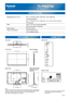 Page 24TC-P50GT50
50 Plasma HDTV
SPECIFICATIONS
DIMENSIONSJACKS
Top View
Front View
Back View
Note:
To make sure that the Plasma Television fits the cabinet properly when a high degree of 
precision is required, we recommend that you use the Plasma Television itself to make 
the necessary cabinet measurements. Panasonic cannot be responsible for \
inaccuracies in cabinet design or manufacture. Specifications are subject to change without notice. 
Non-metric weights and measurements are 
approximate.
Side...