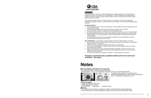 Page 767
     
CEA CHILD SAFETY NOTICES:  Flat panel displays are not always supported on the proper stands or
installed according to the manufacturer’s recommendations.  Flat panel displays that are inappropriately
situated on dressers, bookcases, shelves, desks, speakers, chests or carts may fall over and may cause
personal injury or even death.
The consumer electronics industry (of which Panasonic is a member) is committed to making home
entertainment enjoyable and safe. To prevent personal injury or death,...