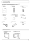 Page 999
Accessories
CH
VOL
CHVOLOK
1234567809
TV
Check that you have the Accessories and items shown
Operating
Instruction
Warranty card
(for U.S.A.)
(for Canada)
Optional Accessories
•Wall-hanging bracket (Angled)
TY-WK42PR2U
AC cordCable clamper × 2
Product Registration Card
(for U.S.A.)
Customer Care Plan Card
(for U.S.A.)
Remote control
EUR7627Z60Batteries for the remote
control
(AA Battery × 2)
Pedestal
TY-ST42PX5W
F-Type antenna
adapter
(for 5C-2V) ( × 1)
•Wall-hanging bracket (vertical)
TY-WK42PV2W...