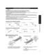 Page 77
Quick Start Guide
 Accessories/Options
Attaching the pedestal to the plasma television
Caution
Do not use any television or displays other than those supplied in the package.
• Otherwise the unit may fall over and become damaged, and personal injury may result.
Do not use the pedestal if it becomes warped or physically damaged.
• If you use the pedestal while it is physically damaged, personal injury may result. Contact your nearest Panasonic 
Dealer immediately.
During setting-up, make sure that all...