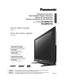Page 1Model No.
Número de modelo
EspañolEnglish
Please read these instructions before operating your set and retain them for future reference.
The images shown in this manual are for illustrative purposes only.
Lea estas instrucciones antes de utilizar su televisor y guárdelas para consultarlas en el futuro.
Las imágenes mostradas en este manual tienen solamente fines ilustrativos.
  For assistance (U.S.A.), please call: 
 1-888-VIEW-PTV (843-9788)
or visit us at www.panasonic.com/contactinfo 
  For assistance...