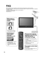 Page 4646
FA Q
Before requesting service or assistance, please follow these simple guides to resolve the problem.
If the problem still persists, please contact your local Panasonic dealer or Panasonic Service Center for assistance. 
For details (p. 49, 50)
For additional assistance, please contact us via the website at: 
www.panasonic.com/contactinfo
www.panasonic.ca
-
SUBSUBMENUMENU
-
White spots or
shadow images
(noise)
• Check the position, direction,
and connection of the aerial.
Interference or 
frozen...