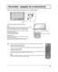 Page 13INPUT MENUENTER/+/
VOL-/
13
Piloto de encendido
Sensor de control remoto
Encendido / apagado de la alimentación
Conexión de la clavija del cable de alimentación de CA a la pantalla de plasma.
Conexión de la clavija a una toma de corriente.
Nota: 
Cuando desconecte el cable de alimentación de CA, 
asegúrese absolutamente de desconectar primero la clavija 
del cable de alimentación de CA de la toma de corriente.
Presione el interruptor principal de la pantalla de plasma 
para encender el aparato.
Piloto de...