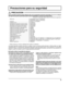 Page 55
Precauciones para su seguridad
Esta la pantalla de plasma puede utilizarse sólo con los siguientes a\
ccesorios opcionales. El uso con cualquier
otro tipo de accesorios opcionales puede causar inestabilidad y terminar\
 provocando daños.  
(Panasonic Corporation fabrica todos los accesorios siguientes.)
• Altavoces....................................................   TY-SP42P8W-K (para TH-42PF50U) 
TY-SP50P8W-K (para TH-50PF50U)
• Pedestal ........................................................