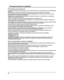 Page 88
Precauciones para su seguridad
 Visualización del contenido 3D
El contenido disponible para las imágenes en 3D incluye discos Blu-ra\
y, transmisiones 3D, etc. disponibles por 
separado.
Si va a preparar su propio contenido en 3D, asegúrese de que se haya \
producido correctamente.
No utilice las gafas 3D si tiene antecedentes de hipersensibilidad a la \
luz, problemas de corazón o ha sido 
diagnosticado con cualquier otra enfermedad.
Deje de utilizar de las gafas 3D inmediatamente, si se siente...