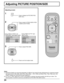 Page 2424
Adjusting PICTURE POSITION/SIZE
PLASMA DISPLAY
SURROUND
VOL
N
PICTURE
SOUNDSET UP
OFF TIMER
PC
INPUT
ASPECT
PICTURE
POS. /SIZE
R
Adjusting screen
PICTURE
POS. /SIZE
Press to display the PICTURE POS./
SIZE menu.
NORMAL
PICTURE  POS./SIZE
NORMALIZE
H-POS
H-SIZE
V-POS
V-SIZE
Press to adjust POS./SIZE.
Notes:
(1) Adjustment details are memorized separately for different input signal formats (Adjustments for component signals
are memorized for 525i (480i), 625i (575i), 525p (480p), 1,125i (1,080i) and 625p...