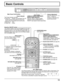 Page 1111
Basic Controls
R - STANDBY
G   POWER ONINPUT–   VOL      +
TY-42PWD4
Main Power On/Off Switch
Volume Adjustment
Push the Volume Up “+” or
Down “–” button to
increase or decrease the
sound volume level. Input button
(VIDEO (S VIDEO)/COMPONENT,
RGB/PC Mode Selection)
Push the “INPUT” button to select
VIDEO(S VIDEO)/COMPONENT or
RGB/PC input signal modes sequentially.
Power Indicator
The Power Indicator will light.
• Power-OFF ..... Indicator not illuminated (The unit
will still consume some power as...