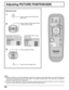 Page 2424
Adjusting PICTURE POSITION/SIZE
PLASMA DISPLAY
NR
INPUT
SURROUND
VOL
PICTURE
SOUNDSET UP
ASPECT PICTURE
POS. /SIZE
OFF TIMER
PC
Adjusting screen
PICTURE
POS. /SIZE
Press to display the PICTURE POS./
SIZE menu.
NORMAL
PICTURE  POS./SIZE
NORMALIZE
H-POS
H-SIZE
V-POS
V-SIZE
NORMAL
PICTURE  POS./SIZE
NORMALIZE
H-POS
H-SIZE
V-POS
V-SIZE
CLOCK  PHASE
Press to adjust POS./SIZE.
R
Press to exit from adjust mode.
Press to select H-POS/H-SIZE/V-POS/
V-SIZE/CLOCK PHASE.
During “VIDEO (S VIDEO)” and
“COMPONENT”...