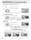 Page 3232
SCREENSAVER (For preventing after-images)
2
3 1
4
Press to display the SETUP menu screen.
SET UP
Press to select the SCREENSAVER.
Press to select the SCREENSAVER screen.
Press to select the FUNCTION.
Press to select the desired function.
Press to select the MODE.
Press to select each mode items. Do not display a still picture, especially in 4:3 mode, for any length of time.
If the display must remain on, a SCREENSAVER should be used.
MODE selection
NEGATIVE / SCROLL selection
WHITE BAR SCROLL : A...