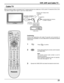 Page 2121
INPUT
OUTPUT
HPJPC CARD
EJECT SD CARD
PUSH-EJECTACTION INPUT VOLUME CHANNELS-VIDEOPC 
VIDEO
INPUT 3L  AUDIO  R
ACTION
123
456
78
09
TV
DTV
AUXDV D
VCR
DBS
RCVR
CH
CH VOL VOL
R-TUNE PROGGUIDE RECALLSAP
PA G E EXIT
PIP SPLIT MOVE SWAPSTOP PAUSEREC
PIP MAXFFPIP MINREW
PC
MENU
FREEZE
TV/VCRPIP CH
VCR CHSEARCHOPEN/CLOSE
MUTEASPECTTV/VIDEOLIGHT
POWER
CBL
PLAY
Confirming
Confirm that registration with cable TV provider and connection of
equipment are completed. Turn the CABLE BOX on and select the desired...