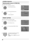 Page 3636
Selecting option menus in OTHER ADJ.
To select option menus in OTHER ADJ.
1Press to select OTHER ADJ.
Press to enter option menu field.
CHANNELS Adjustment
ACTIONCH
CH VOL VOL
ACTIONCH
CH VOL VOL2
Proceed to adjustments. Press to select desired option menu.
Assign channel numbers to pre-set popular TV stations.
PRESET CAPTION
ACTIONCH
CH VOL VOL
123
456
78
09Use remote numeric keypad to select desired
channel (refer to your local TV guide).3 1
Press to select PRESET CAPTION.
Press to display next...