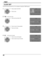 Page 4040
CLOCK SET
1
ACTIONCH
CH VOL VOL
Press to select CLOCK SET.
Press to enter. CLOCK SET sets the present time. This is necessary to operate the TIMER features.
2
ACTIONCH
CH VOL VOL
Press to set hours AM or PM.
TIMESet the time of day.
TIMER
SLEEP
TIMER1
TIMER2
CLOCK  SET
PRESS  ACTION  FOR  MAIN  MENUPRESS     TO  ENTER
TIMER
CLOCK  SET1 2 : 0 0 AM            SUN 
PRESS  ACTION  TO RETURN
TIMER
CLOCK  SET1 2 : 3 0 PM            SUN 
PRESS  ACTION  TO RETURN
TIMER
CLOCK  SET1 2 : 3 0 PM            SUN...