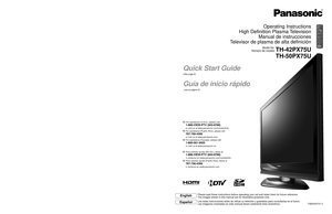Page 1
Panasonic Consumer Electronics
Company,
Division of Panasonic Corporation
of North America
One Panasonic Way, Secaucus
New Jersey 07094 U.S.A.Panasonic Puerto Rico, Inc.
Ave. 65 de Infanteria, Km. 9.5
San Gabriel Industrial Park
Carolina, Puerto Rico 00985
Panasonic Canada Inc.
5770 Ambler  Drive
Mississauga, Ontario
L4W 2T3 CANADA
©
 2007 Panasonic Corporation of North America. All Rights Reserved.
©  2007 Panasonic Corporation of North America. Todos los Derechos Reservados. Printed in U.S.A.
Impreso...